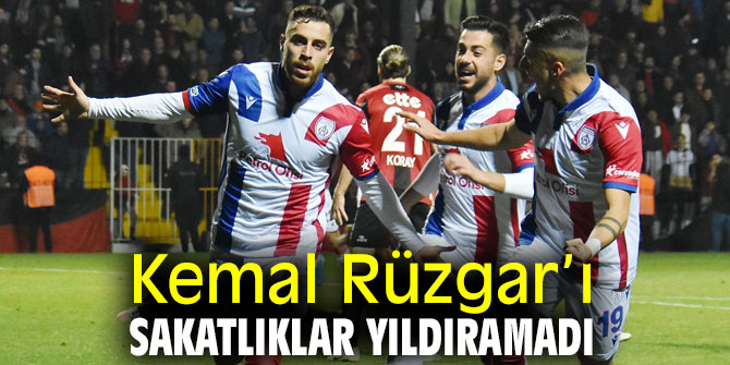 Kemal Rüzgar’ı sakatlıklar yıldıramadı