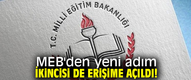 MEB'den yeni adım: İkincisi de erişime açıldı!
