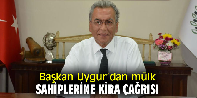 Başkan Uygur, "Vakit elini taşın altına koyma, vakti"