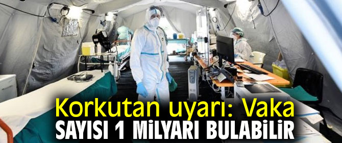Vaka sayısı 1 milyarı bulabilir!