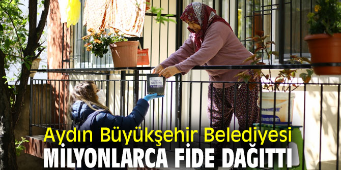 Büyükşehir Türkiye’nin dört bir yanına fide gönderdi