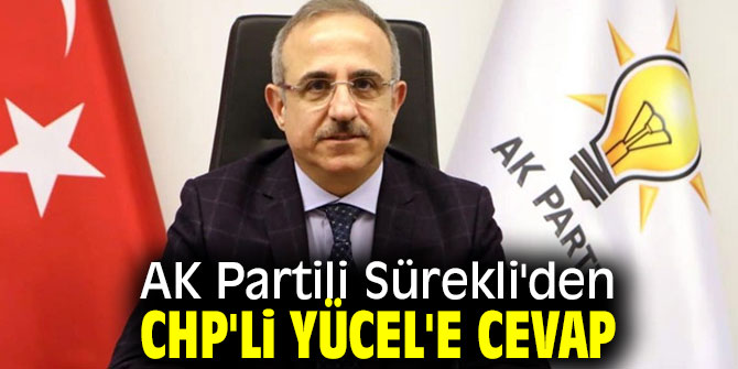 AK Partili Sürekli'den CHP'li Yücel'e cevap