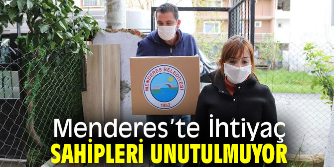 Menderes’te İhtiyaç Sahipleri Unutulmuyor