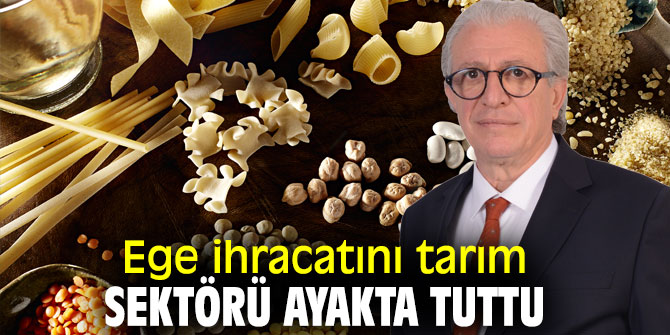 Egeli ihracatçıların her 100 dolarlık ihracatının 45 doları tarımdan geldi