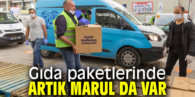 Gıda paketlerinde artık marul da var