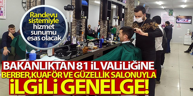 İçişleri Bakanlığı'ndan 81 ile genelge
