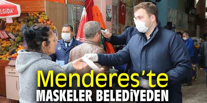 Menderes’te maskeler dağıtılmaya devam ediyor!