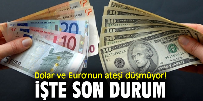 Dolar ve Euro'nun ateşi düşmüyor! İşte son durum