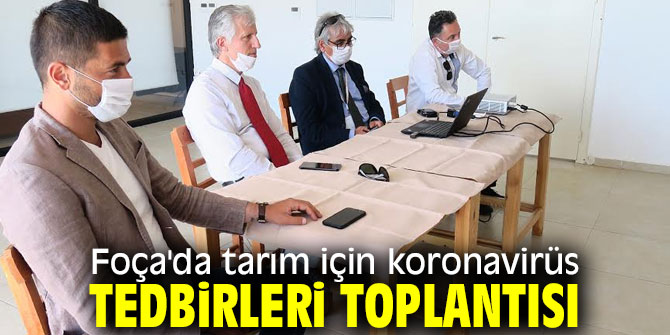 Foça'da tarım için toplandı!