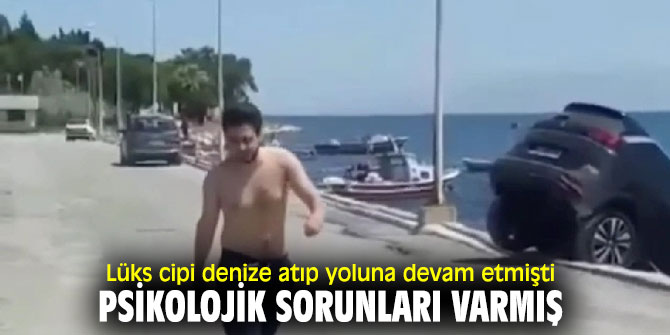 Lüks cipi denize atmıştı! Psikolojik sorunları varmış