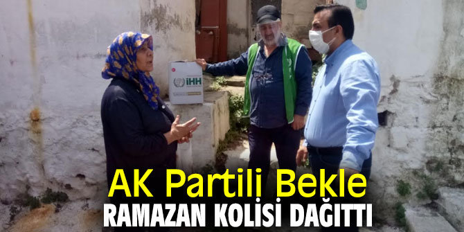 AK Partili Bekle ramazan kolisi dağıttı