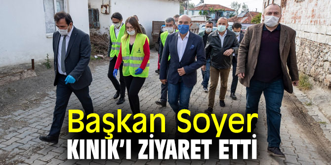 Başkan Soyer, Kınık'ta incelemelerde bulundu!