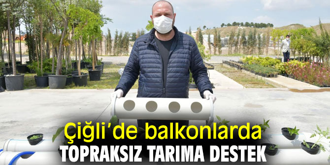 Çiğli Belediyesi’nden fide desteği