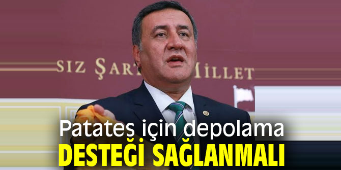 Patates için depolama desteği sağlanmalı!