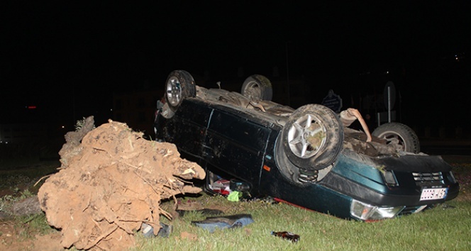 Alkol şişesi ele verdi!