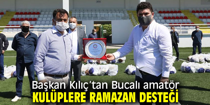 Bucalı amatör kulüplere Ramazan desteği 