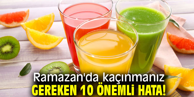 İftar ve sahur arasında bunu sakın atlamayın, çünkü…