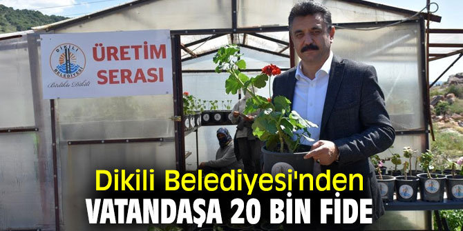 Dikili Belediyesi, 20 Bin Fide dağıttı