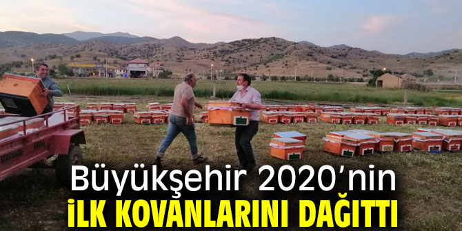 Büyükşehirden 2020’nin ilk kovanları! 