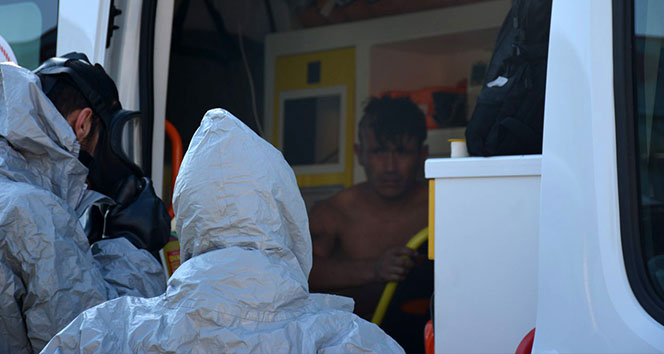 Fabrikada kimyasal kazan patladı!