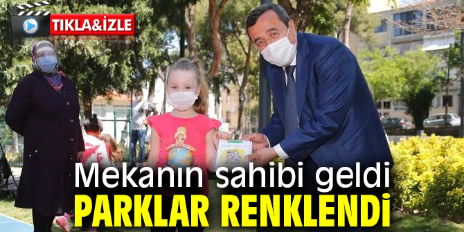 Çocuklar sokağa çıktı, renkli görüntüler oluştu