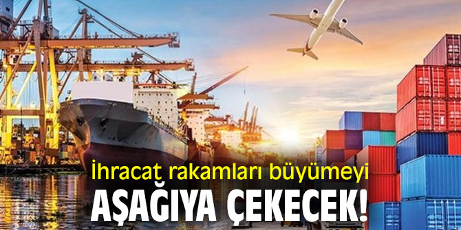 İhracatta büyük daralma