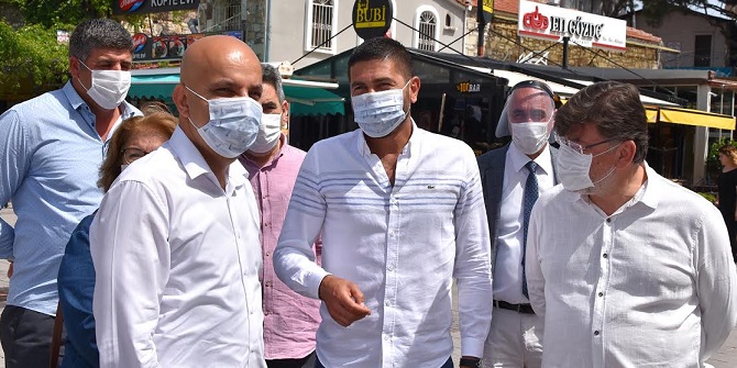 MİLLETVEKİLİ MAHİR POLAT, FOÇA’YI ZİYARET ETTİ