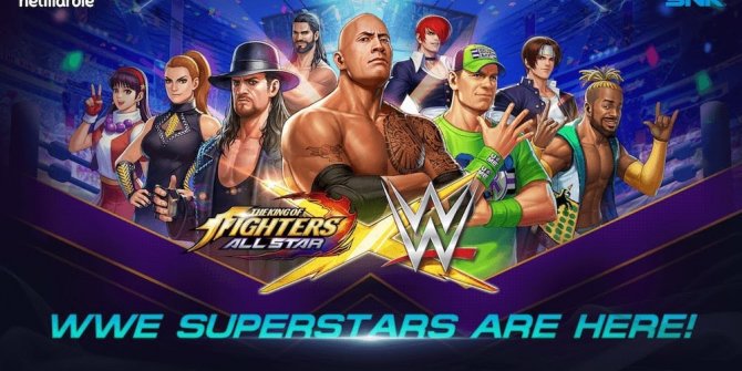 YEPYENİ İŞ BİRLİĞİ İLE WWE SÜPERSTARLARI, THE KING OF FIGHTERS’A GELİYOR