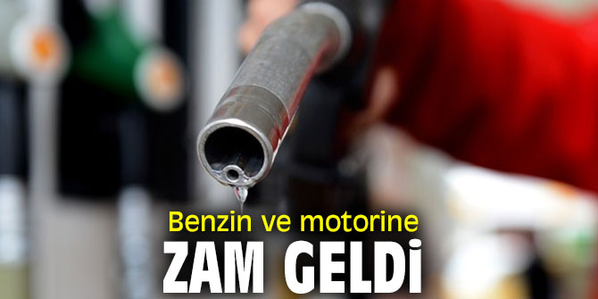 Benzin ve motorine zam geldi!