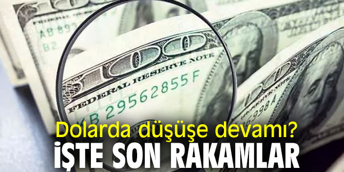 Dolarda düşüşe devamı? İşte son rakamlar