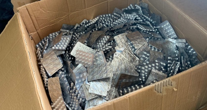 Kaçak ilaç operasyonunda 819 bin adet ilaç ele geçirildi!