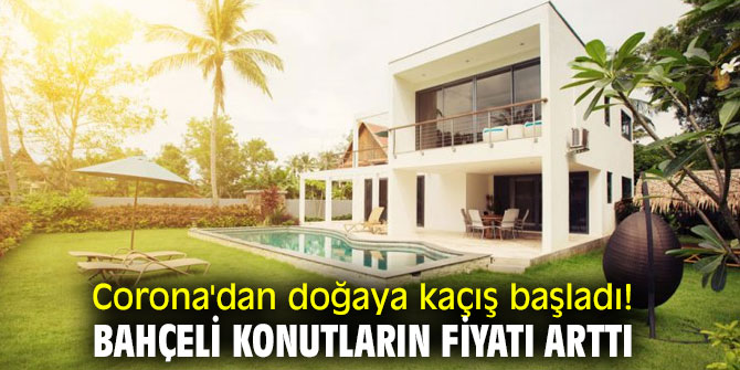 İzmir'de bahçeli konutların fiyatı arttı