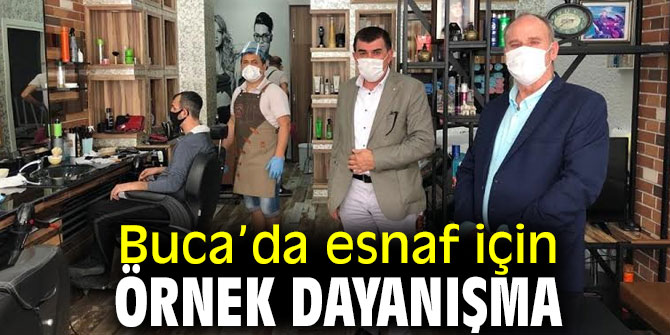Esnaf için Buca’da örnek dayanışma!