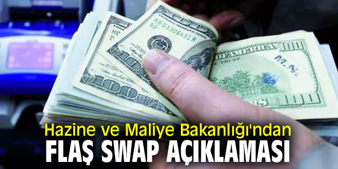 Bakanlıktan flaş Swap açıklaması