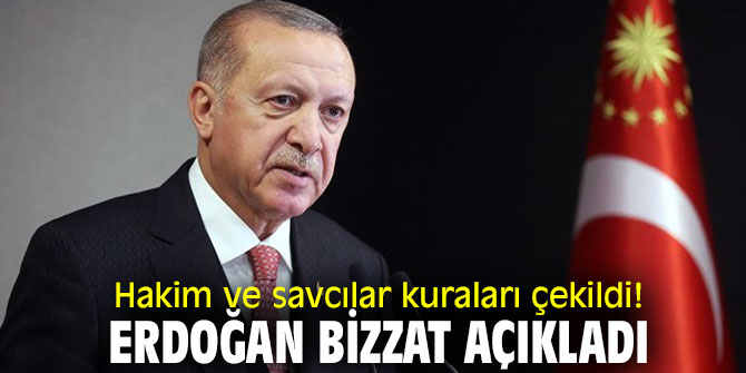 Hakim ve savcılar kuraları çekildi!