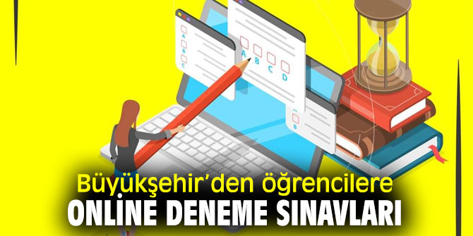 İzmir Büyükşehir Belediyesi'nden öğrencilere online deneme sınavları