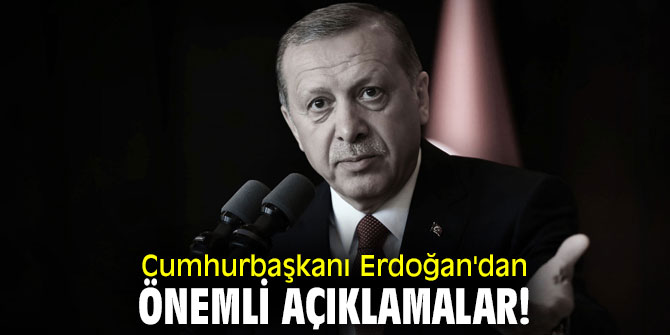 Cumhurbaşkanı Erdoğan'dan önemli açıklamalar! '82 ülkeye tıbbi malzeme ve maske gönderdik'