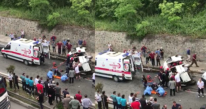 Kamyon arkadan çarptı! Dolmuşta can pazarı yaşandı