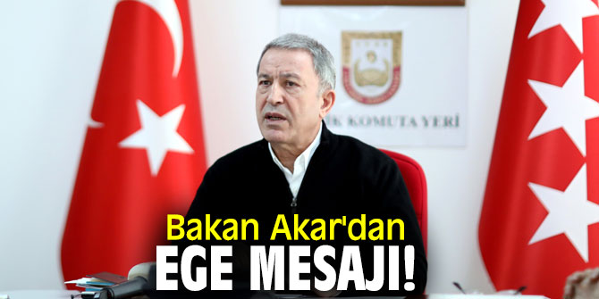 Milli Savunma Bakanı Akar'dan Ege mesajı! 'İzahı mümkün değil!'
