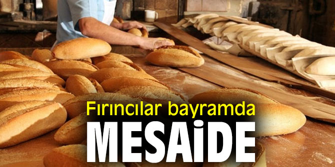 Fırıncıların bayram mesaisi!