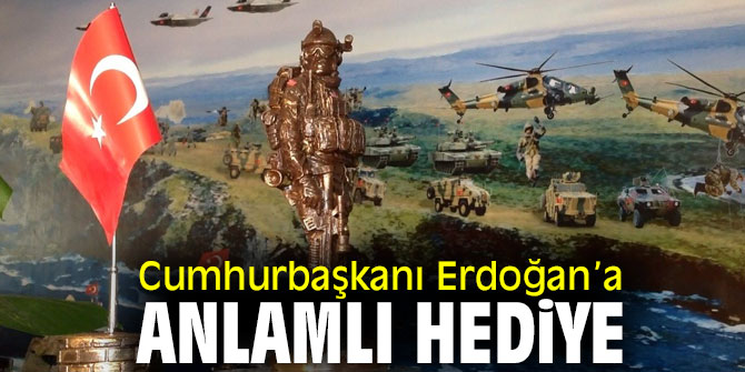 Cumhurbaşkanı Erdoğan’a anlamlı hediye