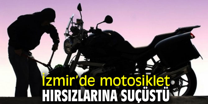 Motosiklet hırsızlarına suçüstü
