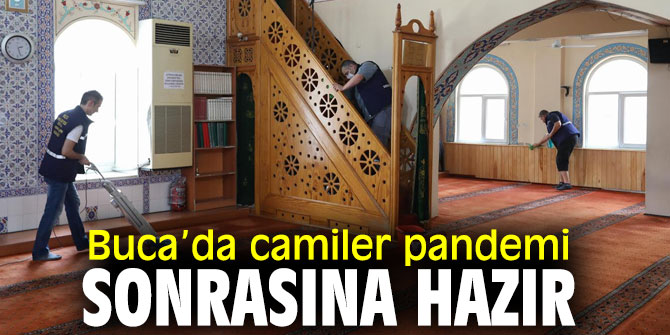 Buca Belediyesi, camileri temizledi!