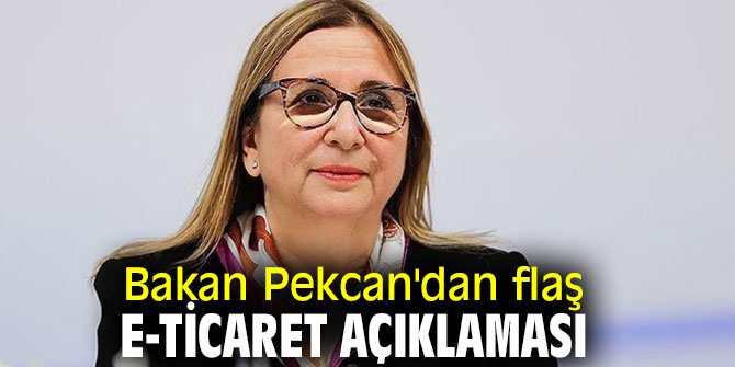 Bakan Pekcan'dan flaş e-ticaret açıklaması