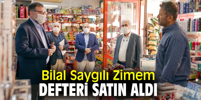 Bilal Saygılı Zimem Defteri Satın Aldı
