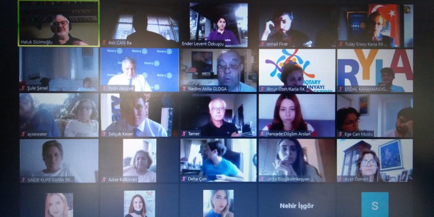 Rotary'den çevrimiçi liderlik eğitimi!