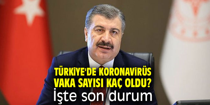 Türkiye'de koronavirüs vaka sayısı kaç oldu? İşte son durum