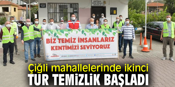 Çiğli'de ikinci tur temizlik başladı!