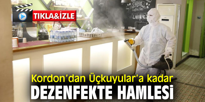Konak Belediyesi'nden Kafelere dezenfekte harekatı!