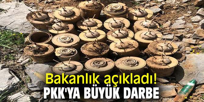 Bakanlık açıkladı! PKK'ya büyük darbe